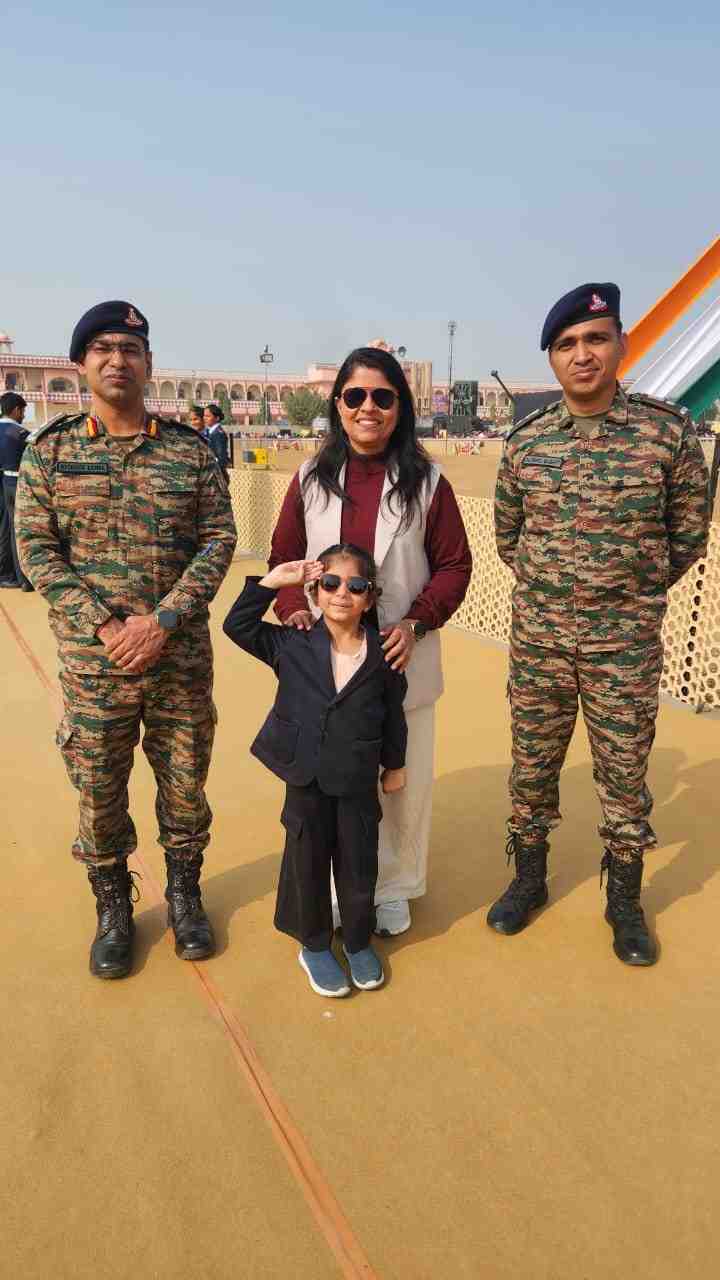 Neelima mishra on army day - Club First Robotics