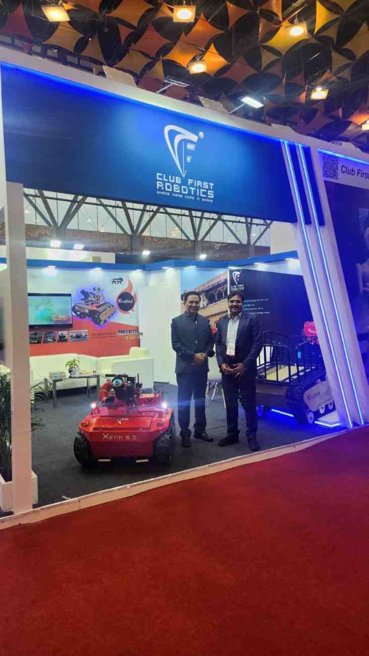 Xena Fire Fighting on Show with Bhuvneshwar mishra - Club First Robotics