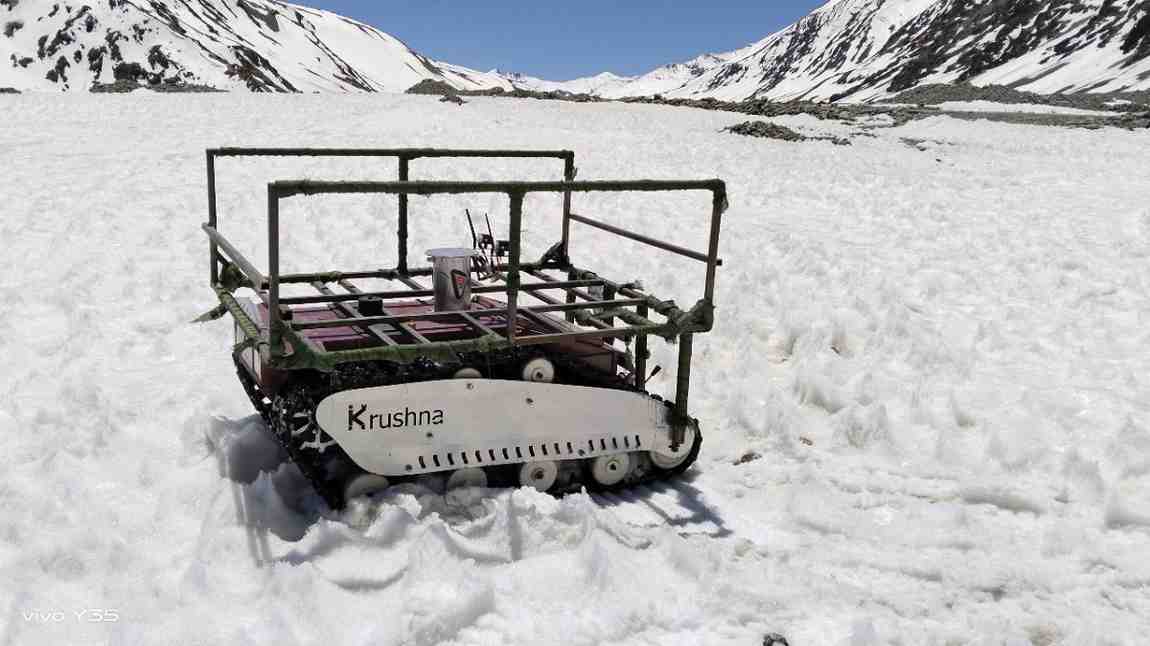Krushna UGV in kashmir - Club First Robotics